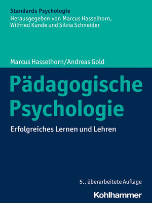 cover image of Pädagogische Psychologie